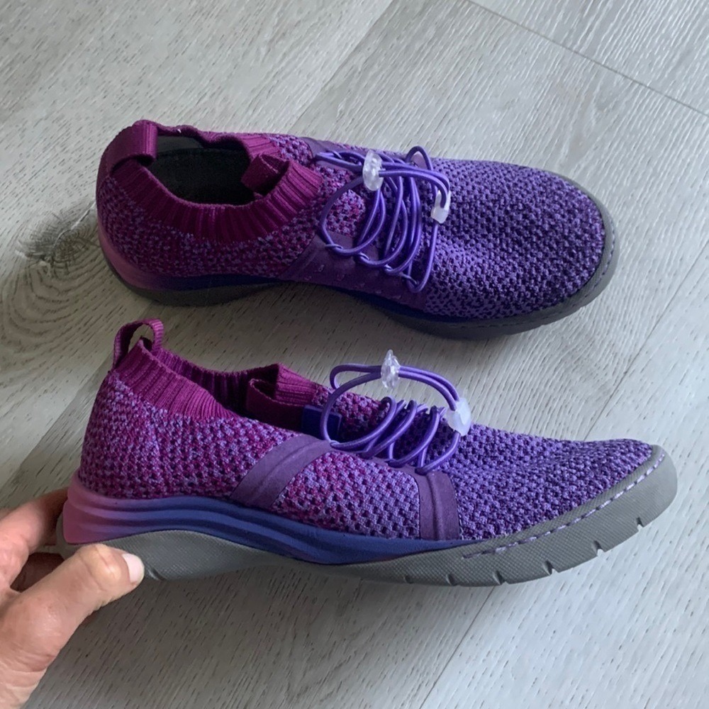 Align slip resistant Nurse Mates Womens Torri shoes sneakers sz 7.5 ombré purple